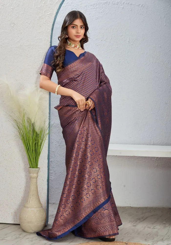 Classic Banarasi Silk Saree for Wedding & Party Wear