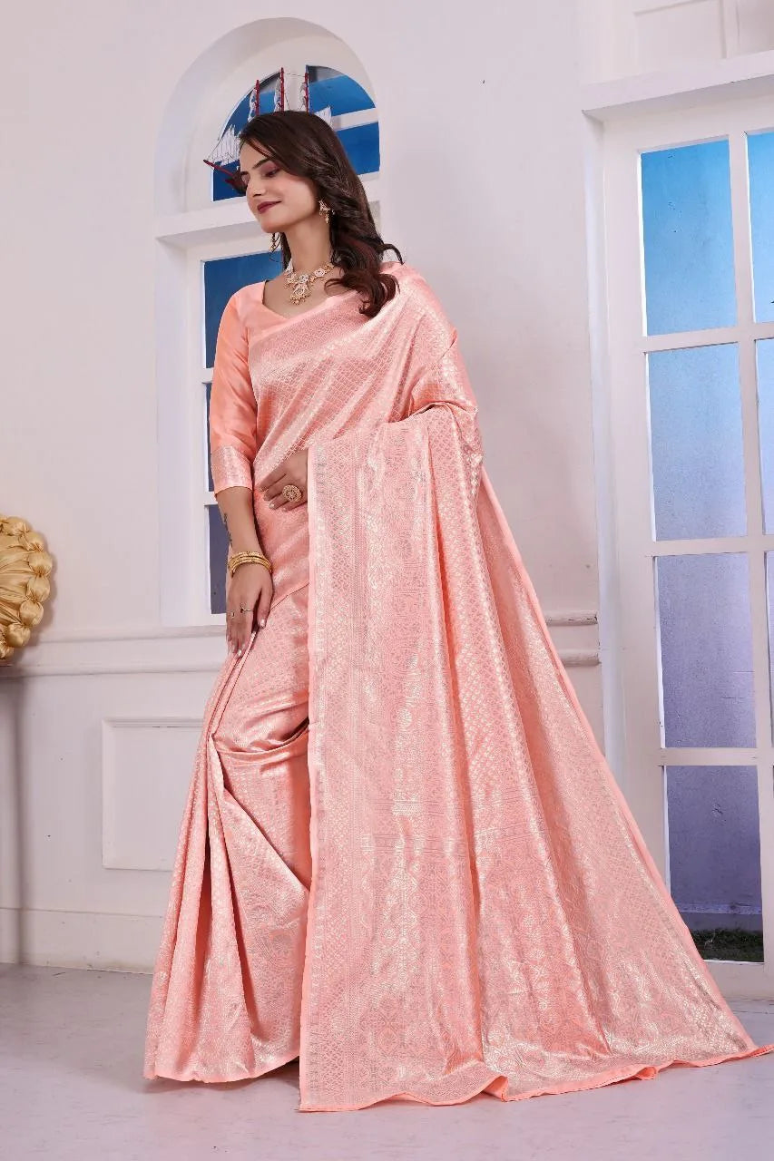Classic Banarasi Silk Saree for Wedding & Party Wear