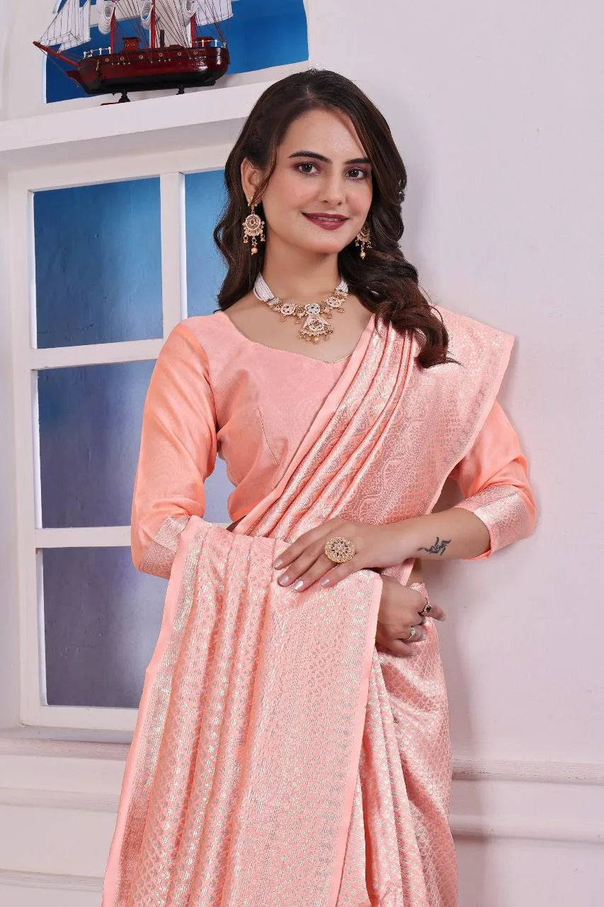 Classic Banarasi Silk Saree for Wedding & Party Wear