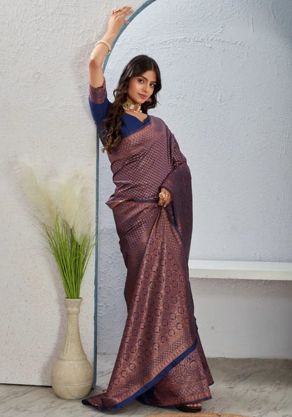 Classic Banarasi Silk Saree for Wedding & Party Wear