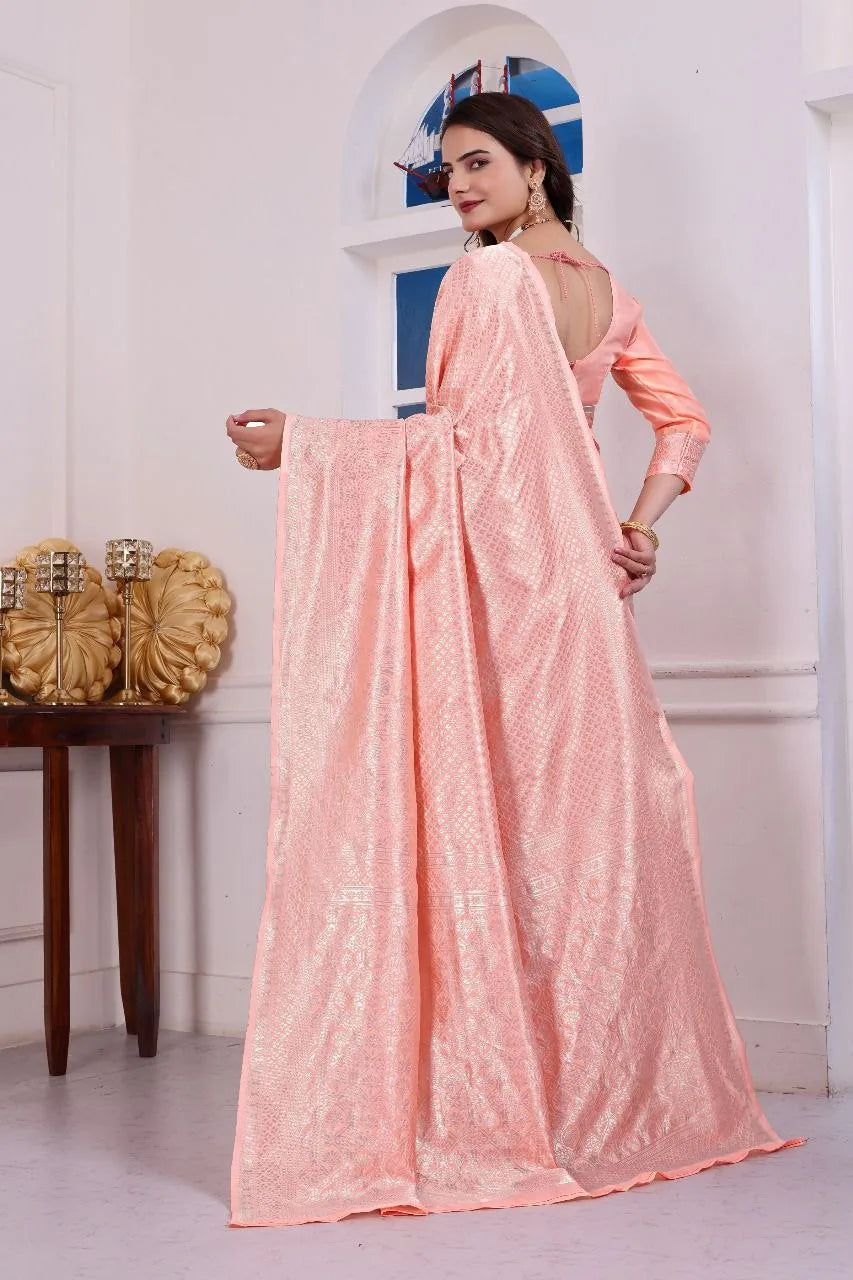 Classic Banarasi Silk Saree for Wedding & Party Wear