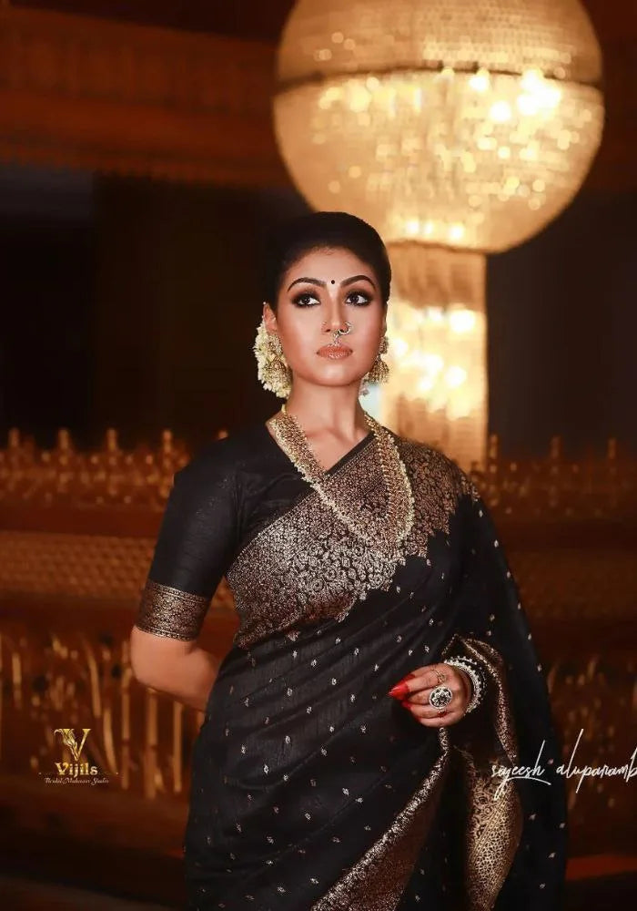 Royal Banarasi Silk Saree with Intricate Zari Weaving