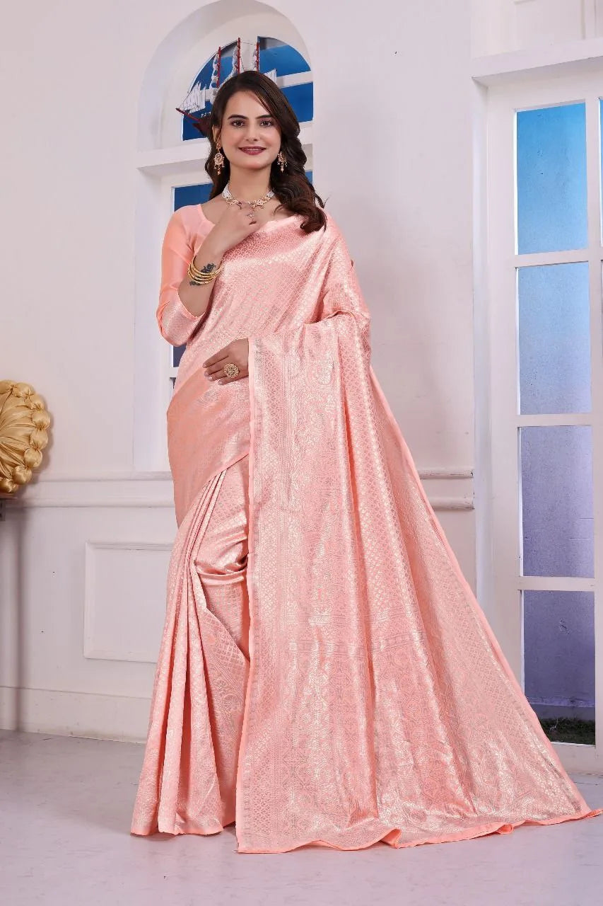 Classic Banarasi Silk Saree for Wedding & Party Wear