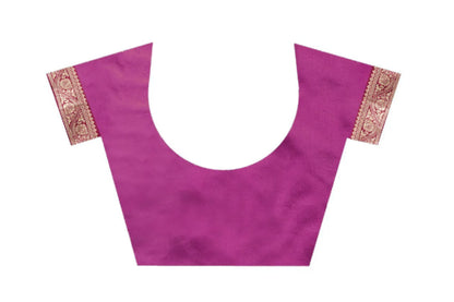 Royal Kanjivaram Silk Saree with Golden Paisley Zari Work