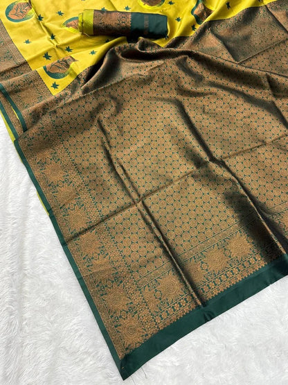 Classic Handwoven Silk Saree for Wedding & Celebrations