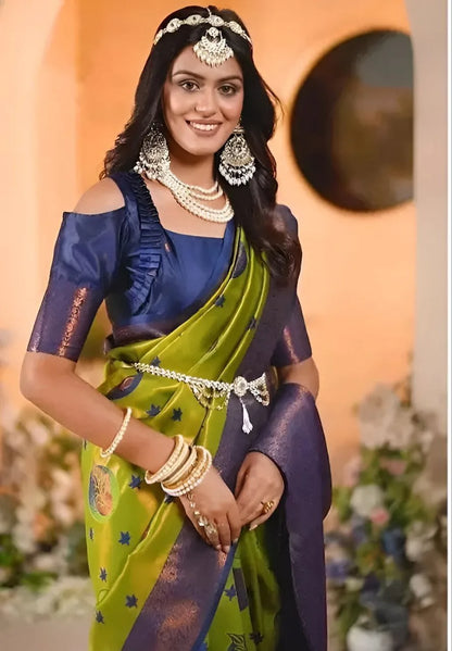 Classic Handwoven Silk Saree for Wedding & Celebrations