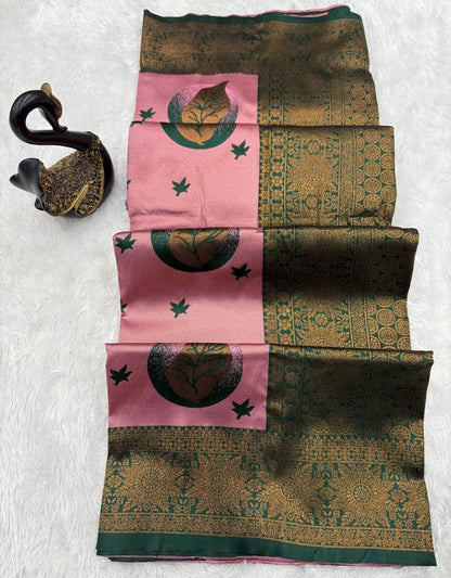 Classic Handwoven Silk Saree for Wedding & Celebrations