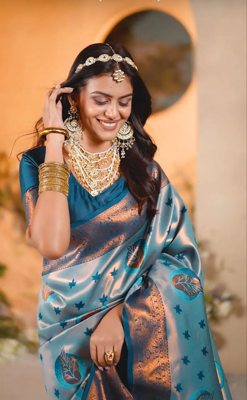 Classic Handwoven Silk Saree for Wedding & Celebrations