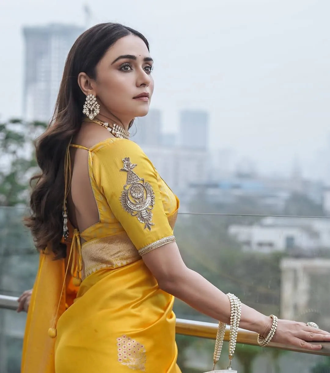 Festive Yellow Banarasi Silk Saree